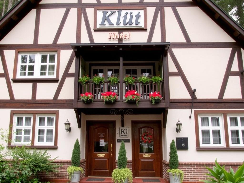 Exterior view of the Klüt Hotel in Hameln Exterior view of the Klüt Hotel in Hameln