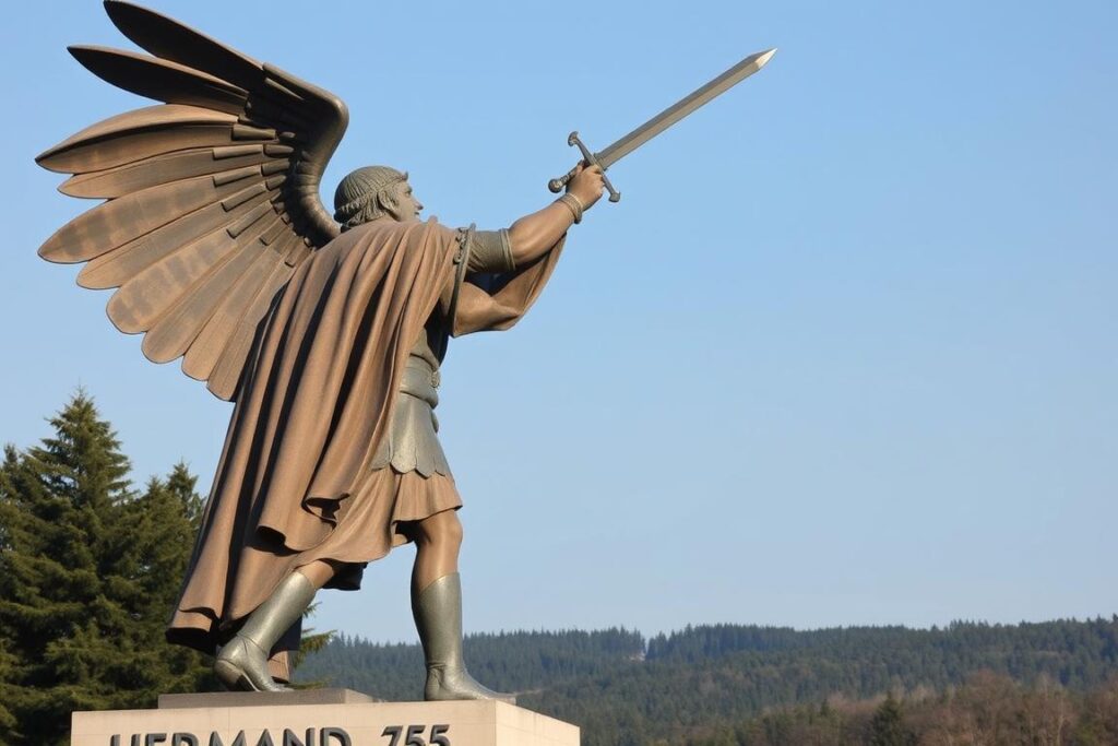 Hermannsdenkmal monument near Detmold Hermannsdenkmal monument near Detmold