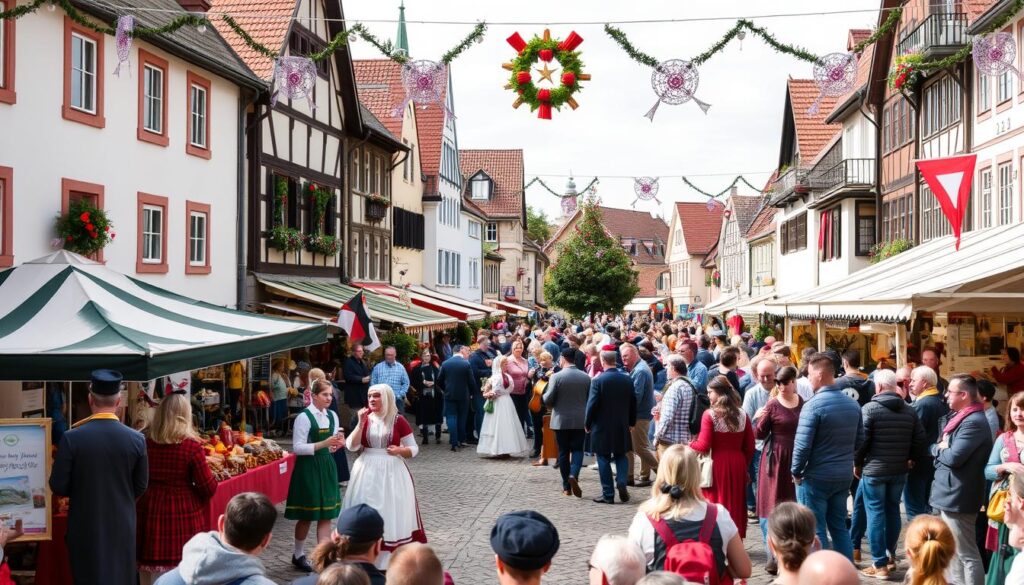 Sälzerfest in Salzkotten, Germany mit traditionellen Kostümen und Feierlichkeiten Sälzerfest in Salzkotten, Germany mit traditionellen Kostümen und Feierlichkeiten